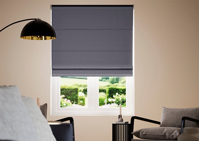 Geneva, Iron Grey - Roman Blind - Image 3